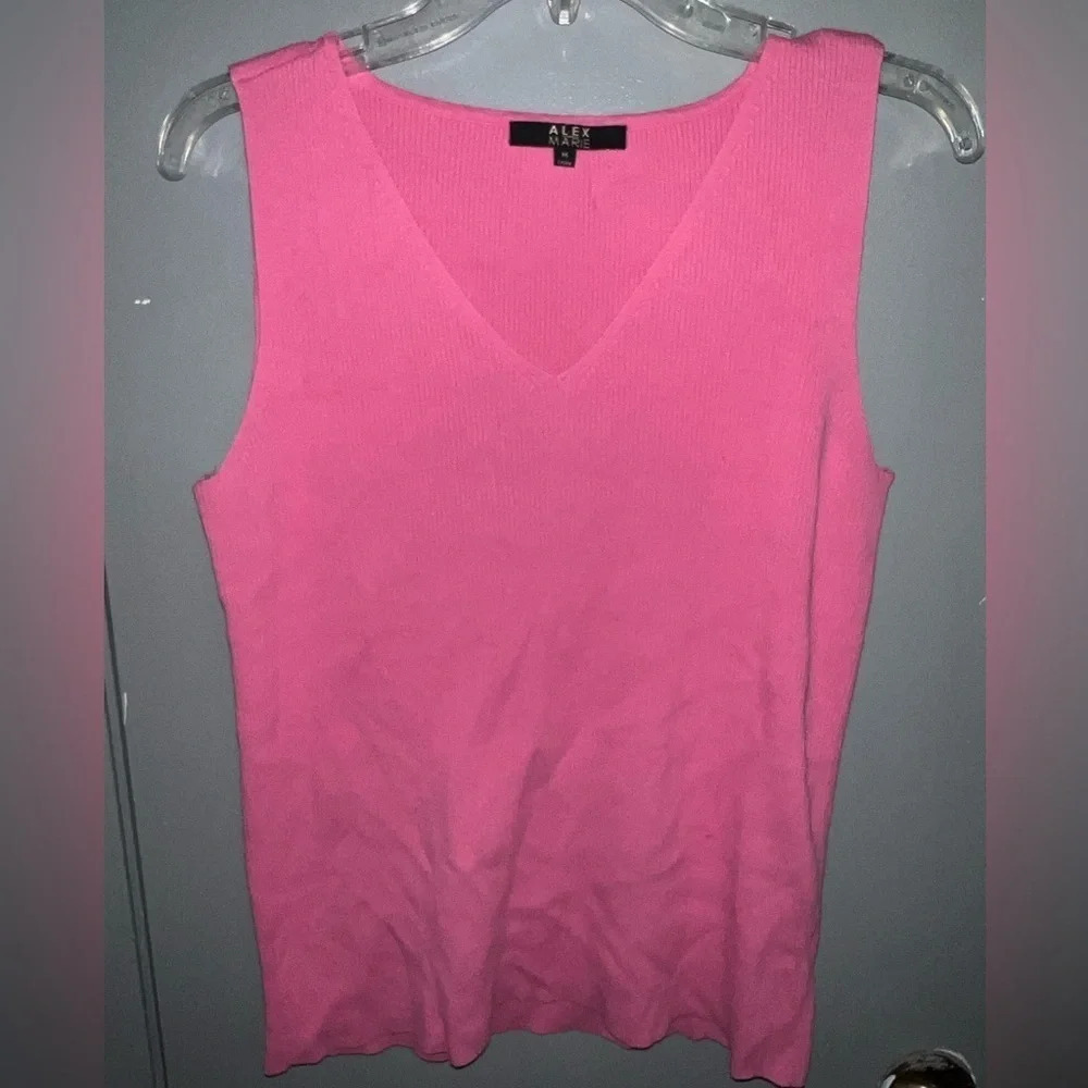 ALEX Marie pink sweater tank